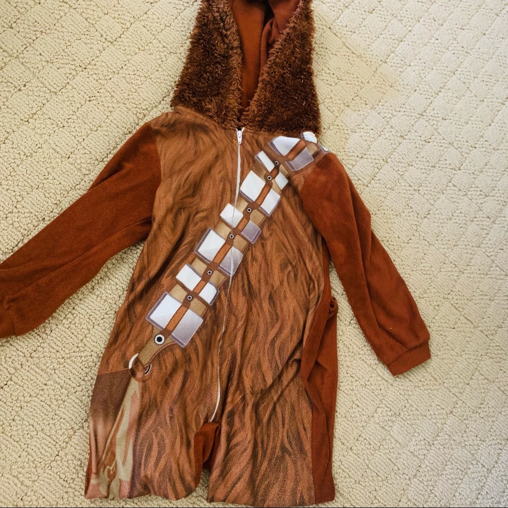 Star Wars Boys Chewbacca One Piece Pajamas Size 6